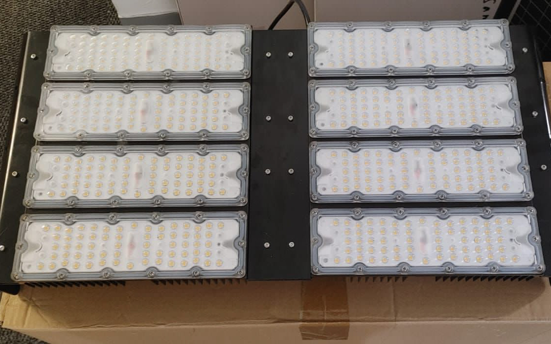 Energy efficient LED lighting installation